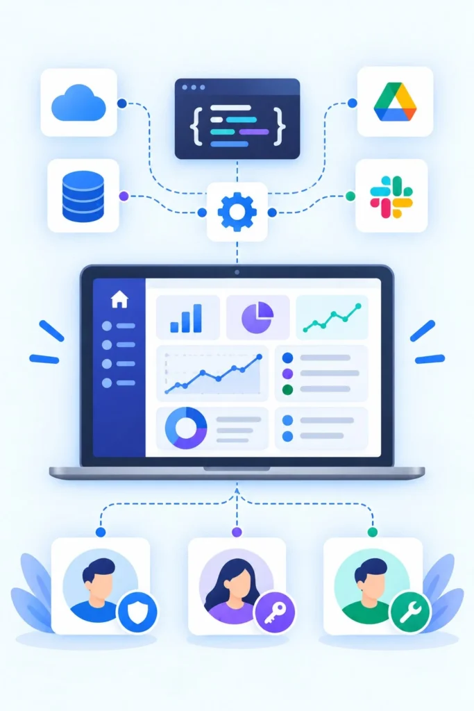 A custom web application