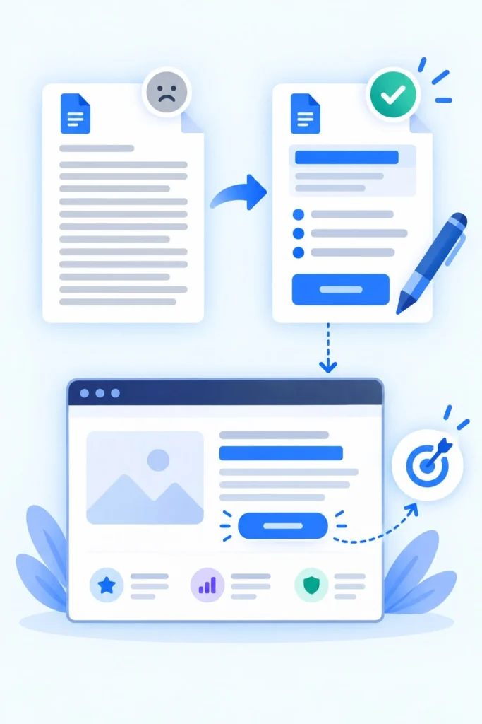 Copywriting for websites