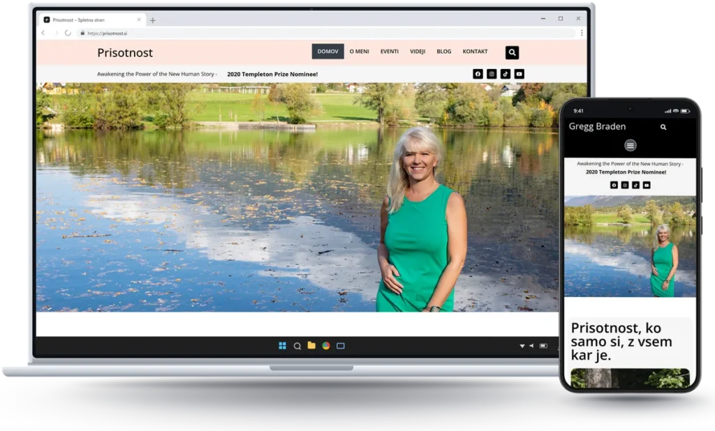 Prisotnost, website